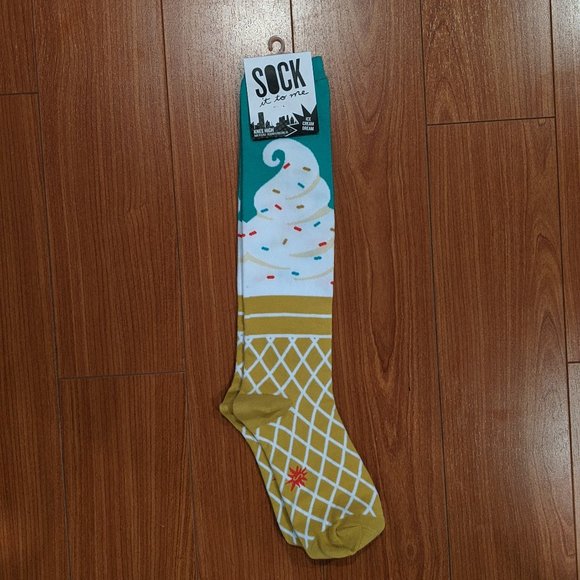 Sock it To Me - Ice Cream Dream Knee High Socks - Picture 1 of 3